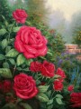 Eine perfekte rote Rose Thomas Kinkade